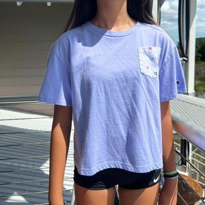 Cute light purple champion shirt